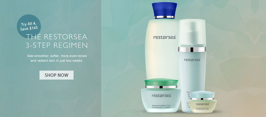 The Restorsea 3-Step Regimen Try All 4, Save $145
